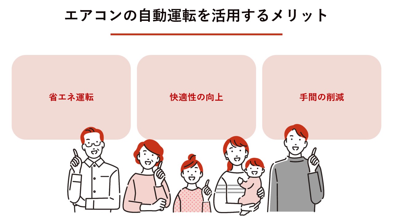 エアコンの自動運転を活用するメリット